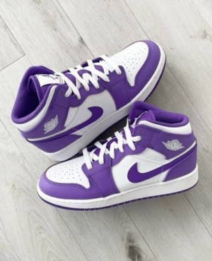 nik e air jordan 1 high purple venom