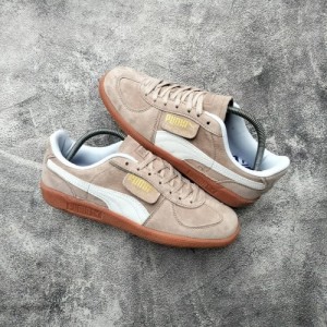 WMNS Pum a Palermo Dessert Dust Beige White Sneakers