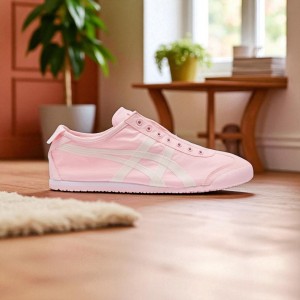  Onitsu ka Tiger Mexico 66 Slip On Pink  Sneakers For Girls