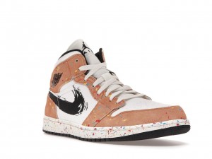 NIK.E AIR JORDAN 1 MID BRUSHSTROKE