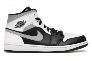 NIK.E  AIR JORDAN 1 MID WHITE SHADOW