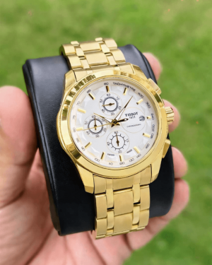 Men Tisso-t Premium Couturier Chronograph Watch
