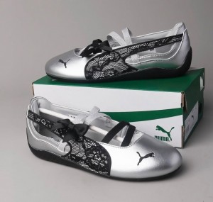 Pu_ma speedcat ballet lace silver