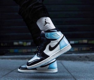 Air Jordan Retro 1 Chill Blue (02)(01)(04)