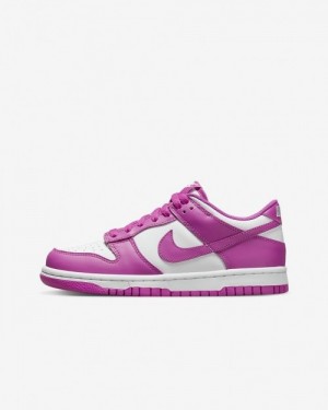 Sb Dunk Low Gs Active Fuchsia White
