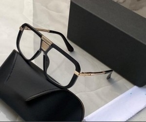 Oversized Square Frame Transparent Sunglass For Men And Women with brand logo - Latiwalaa shopping 