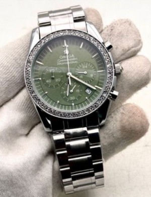 Omeggaa SPEEDMASTER diamond STUDDED 