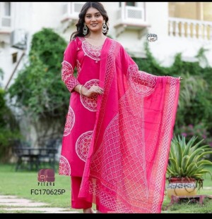 Rakshabandhan Cotton 6060 Flared Kurti Set with Dupatta  Heavy Handwork  Design 1319 Rakshabandhan Cotton 6060 Flared Kurti Set with Dupatta  Heavy Handwork  Design 1319