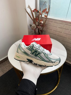New Ba_lance  740 trainer white marsh green