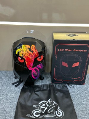 LED BAG PACK RED BALCK COLOR