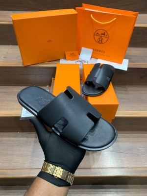 HERMES IZMIR PREMIUM LEATHER SLIDE