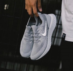 nike epic react grey  