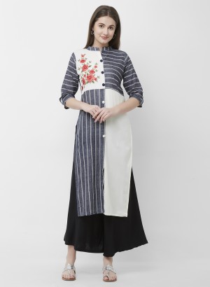 ZEEYA Festive & Party Floral Print Women Kurti