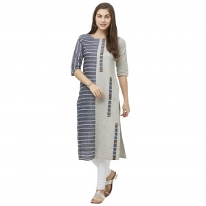 ZEEYA Formal Geometric Print Women Kurti