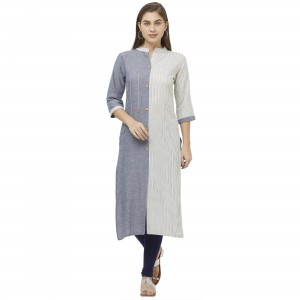 ZEEYA Casual Striped Women Kurti