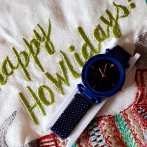 present 21 century magnetic chain analog watch for woman