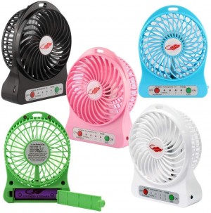 Mini Portable USB Rechargable Fan 5 Inch 