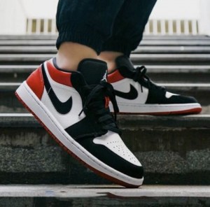 Nike Jordan Black Red Short Shoes