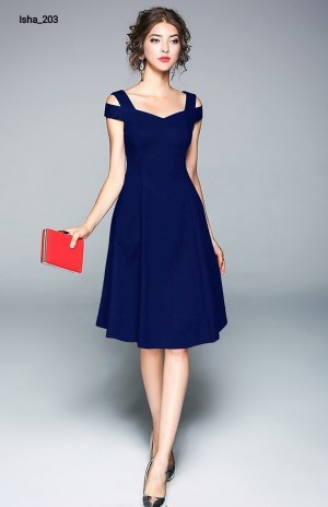 NAVY BLUE SMOKING GOWN