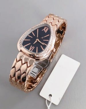 Fashion Casual Quartz Full Steel women ladies watch with brand logo - Latiwalaa shopping 