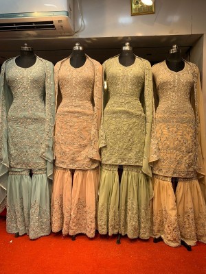 Qarrat heavy work plazo dress