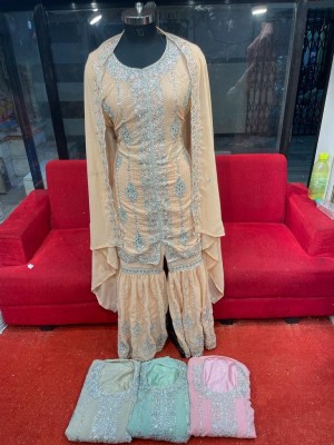 Qarrat Heavy Diamonds plazo dress