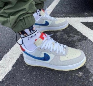 Nike Airforce 1 x Undefeated 5 on it