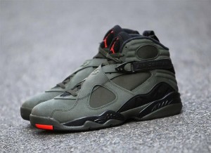 Nike air jordan retro 8 Take Flight Undefeated olive