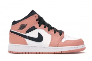 NIK.E AIR JORDAN 1 MID PINK QUARTZ