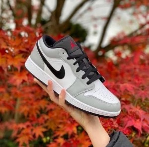 NIKE JORDAN RETRO 1 LOW LIGHT SMOKE GREY