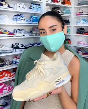 Nike Air Jordan Retro 4 Off White Cream Sail