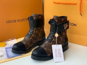 LOUIS VUITTON WONDERLAND FLAT RANGER BROWN PREMIUM SNEAKER