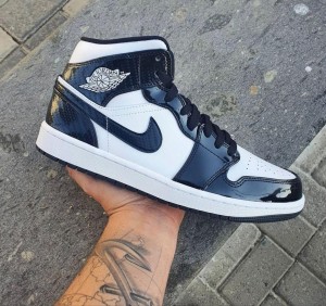 Air Jordan Retro 1 Mid Carbon Fiber FIX (698)