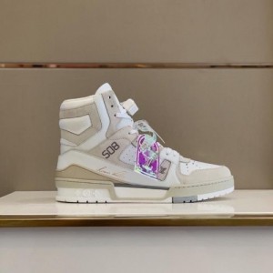 Louis Vuitton trainer boots White