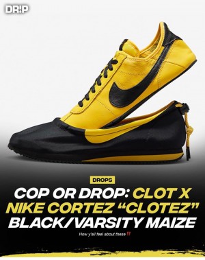 clot x  cortez clotez bruce lee yellow 764 fix