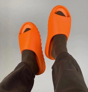 Adidas Yeezy slide orange