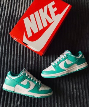 Nikee dunk low clear jade