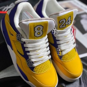 Jordan Retro 4 Lakers