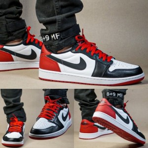 Retro 1 Low Black Toe 2023((  836