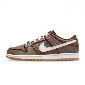 nike sb dunk low brown paisley