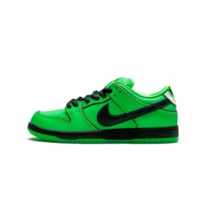 NIKE SB DUNK LOW THE POWERPUFF GIRLS BUTTERCUP