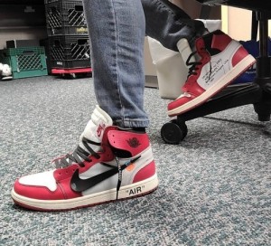 Nike Air Jordan Retro 1 Off White Red lu