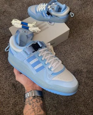 Adidas Fourm Bad Bunny Tint Blue Women