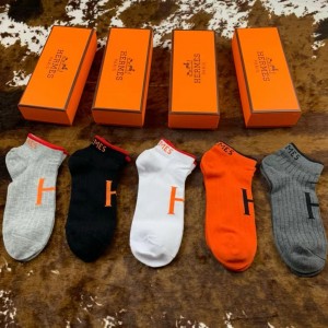 Hermes Pack of 5 With Box Free Size Unisex-2