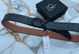 CK BLACK BUCKLE PRESSING BELT OG BOX