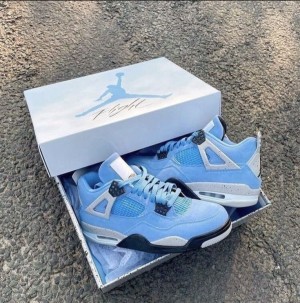 Air Jordan 4 UNC BLUE Semi UA Fix (055