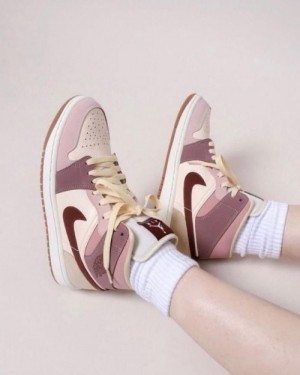 air jordan 1 mid se dark pony smoky mauve csr air jordan 1 mid se dark pony smoky mauve csr