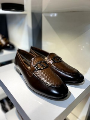 GUCCI LOAFER GG 12 BROWN