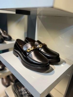 GUCCI LOGO LOAFER BROWN COLOUR GG 99