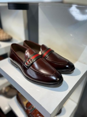 GUCCI LOAFER GG 16 BROWN